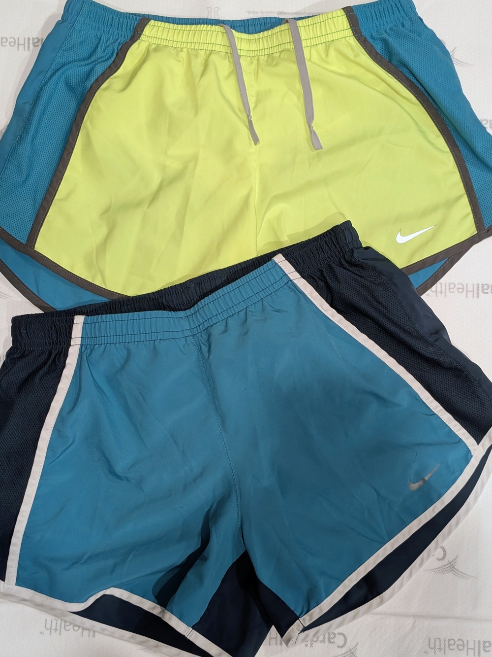 2 Pair Nike DRI-FIT Women’s Athletic Shorts. Size X-Small Super Cute.
